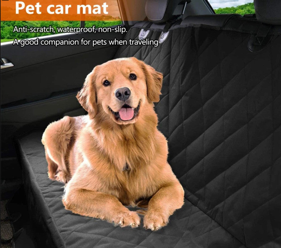 600D Car Rear Back Seat Cover Pet Dog Protector Mat Non-slip Waterproof Cushion