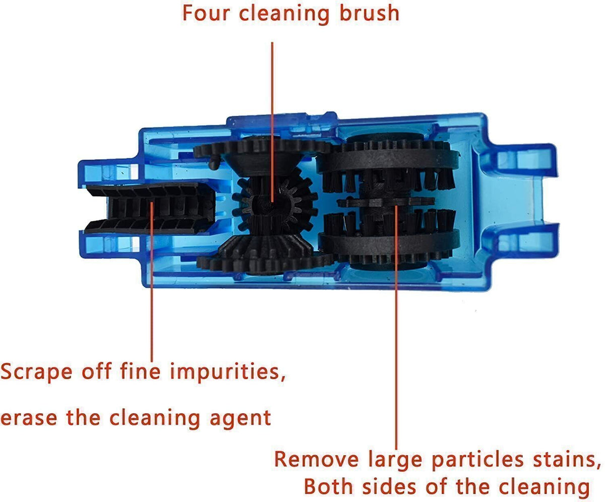 4PCS/Set Bicycle Chain Wheel Cleaning Brushes Bike Wash Scrubber Cleaner Tool GB