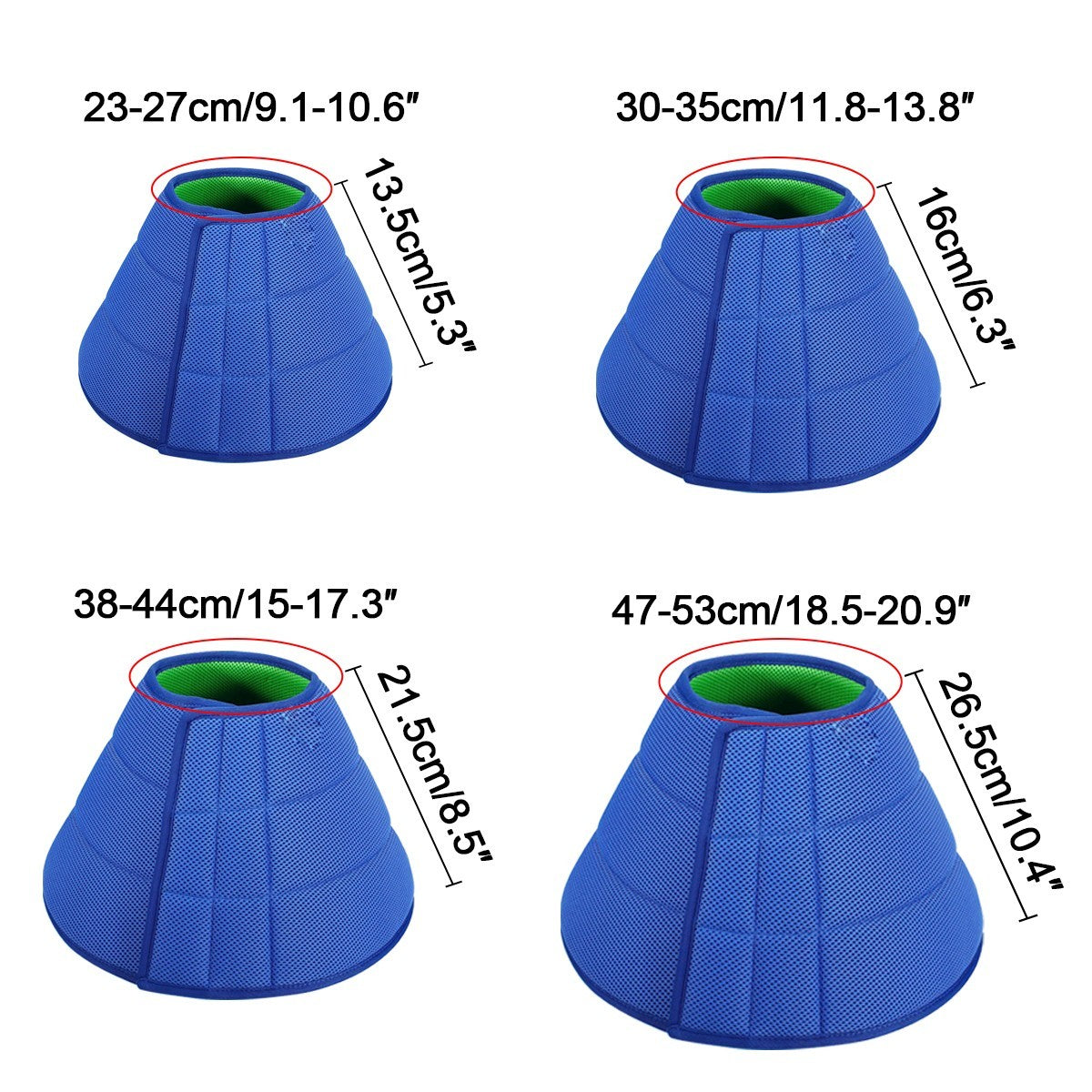 Dog Cat Soft Anti-lick Elizabethan Protective Collar Cone Wound Healing Recove