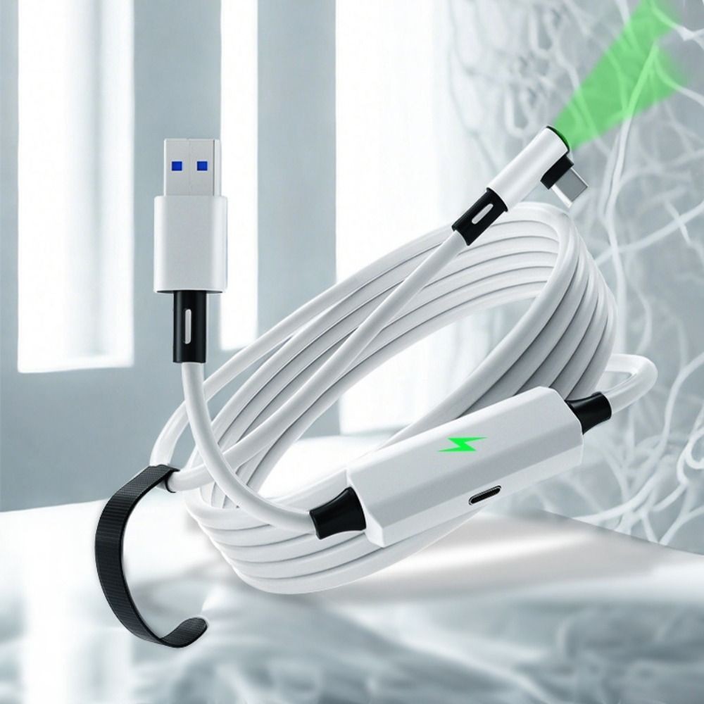 Charging While Playing 5M VR Link Cable for Meta Quest 3/3S/Pico 4 Ultra