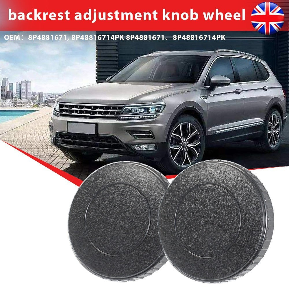 Audi Front Seat Backrest Adjustment Knob Wheel A3 04-13 4-Door Genuine 8P4881671
