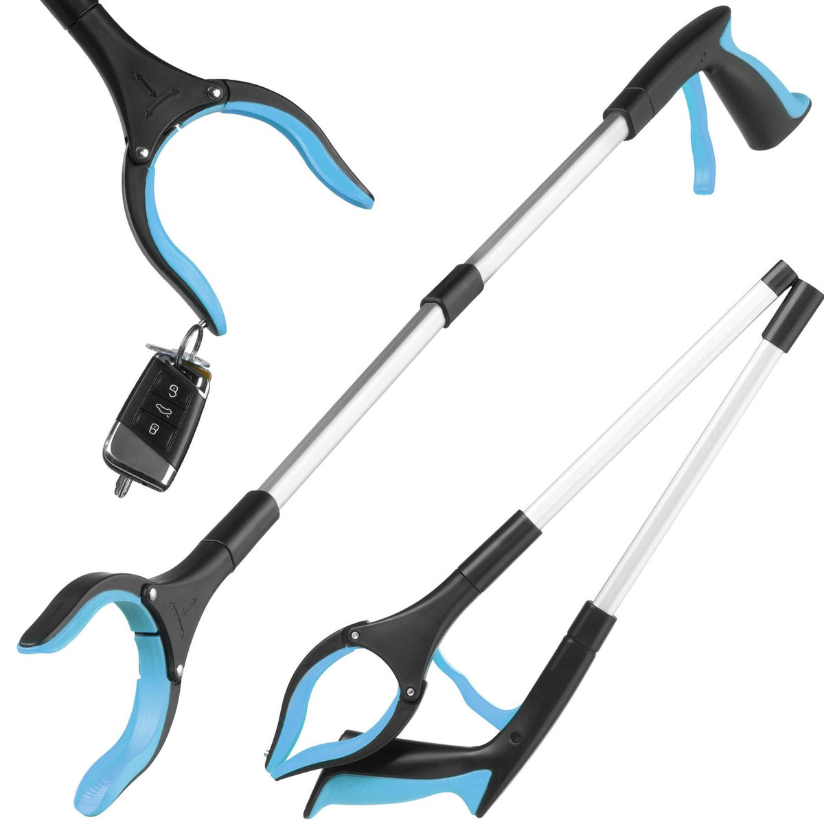 81cm/31" Reacher Grabber Tool - Long Reach Litter Picker Pick Up Mobility Tool
