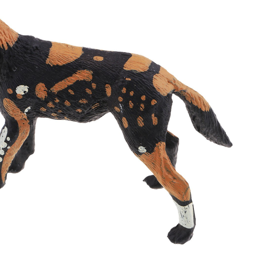 Wild Animal Figure Model African Wild Dog Plastic Animal Learning Toys