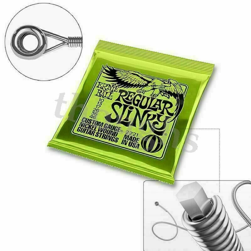 3Pack Ernie Ball Regular Slinky Nickel Wound Electric Guitar Strings 2221 KM1