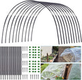 90PCS Greenhouse Hoops for Netting Garden Grow Tunnel Frame Plant Support Hoops