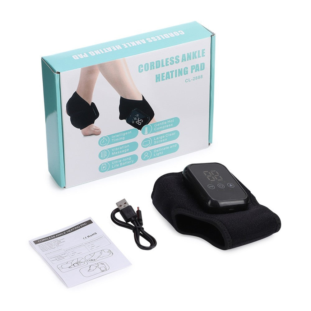 1/2x Electric Foot Ankle Massager Method Massager Vibration Infrared Pain Relief