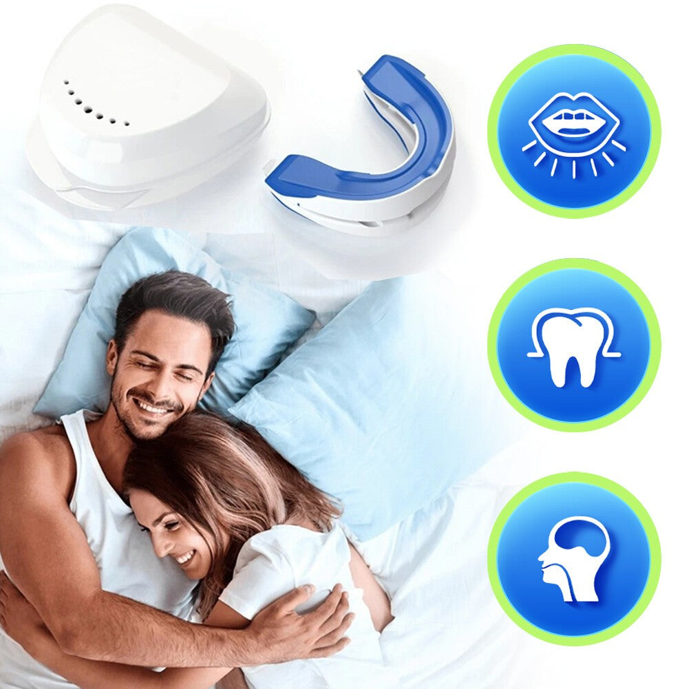 Anti Snore Mouthpiece Snoring Mouth Guard Adjustable Sleep Aid Teeth Grinding