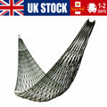 🔥Nylon Rope Hammock Outdoor Sleeping Net Bed Portable Camping Garden Beach Yard