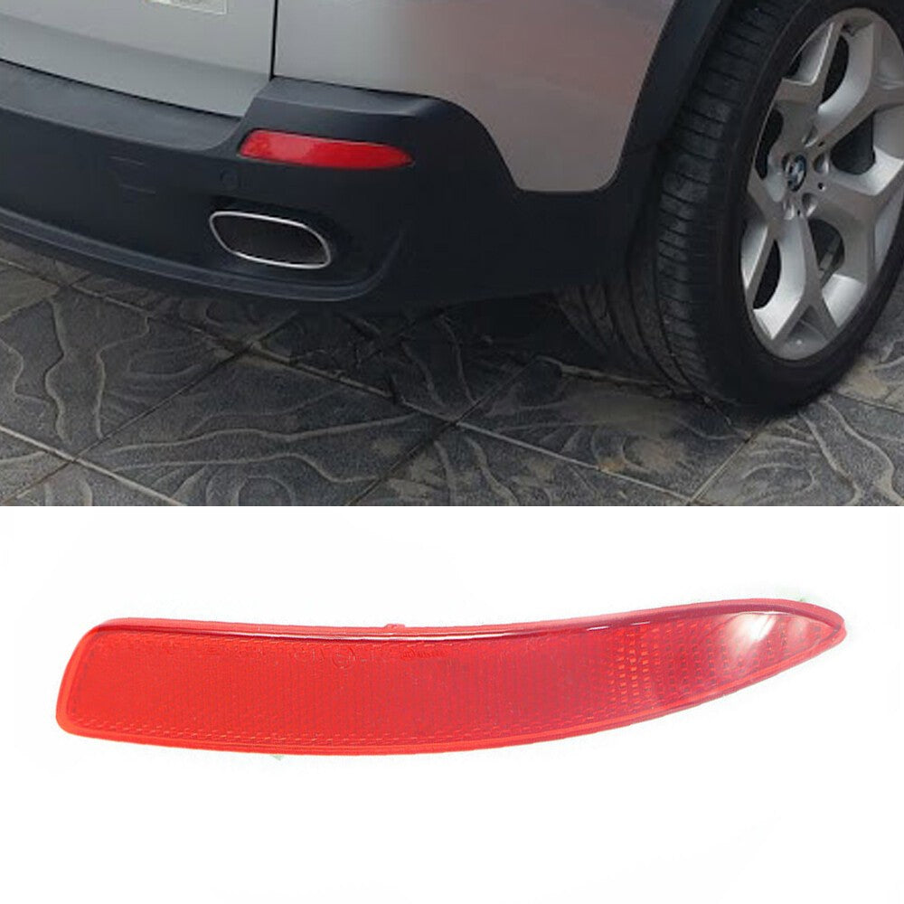 2x Rear Bumper Tail Lamp Red Lens Reflector Housing Light For BMW X5 M E70 E71