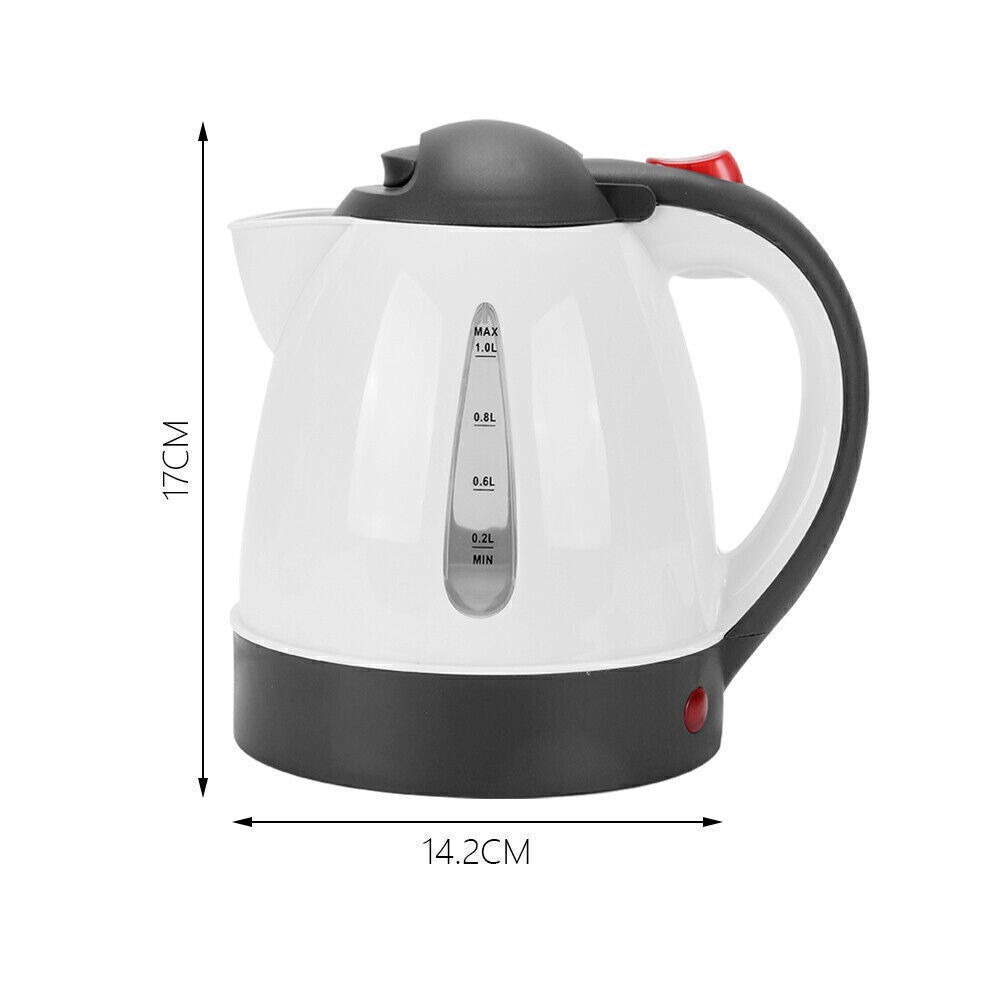12V ELECTRIC CAR KETTLE TRAVEL CAMPING CARAVAN BOILING WATER SOCKET TEA COFFEE