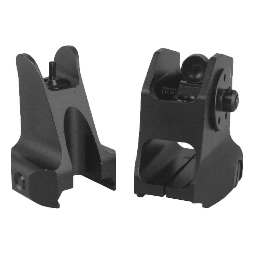 1 Pair D &D Flip-up Low Profile Metal Sight Folding Iron Sights Front / Rear Set