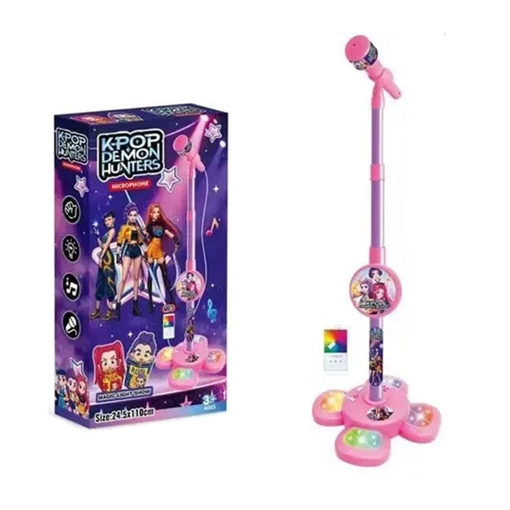 Children's Toy Kpop Demon Music Microphone with Light Microphone Can Play Songs