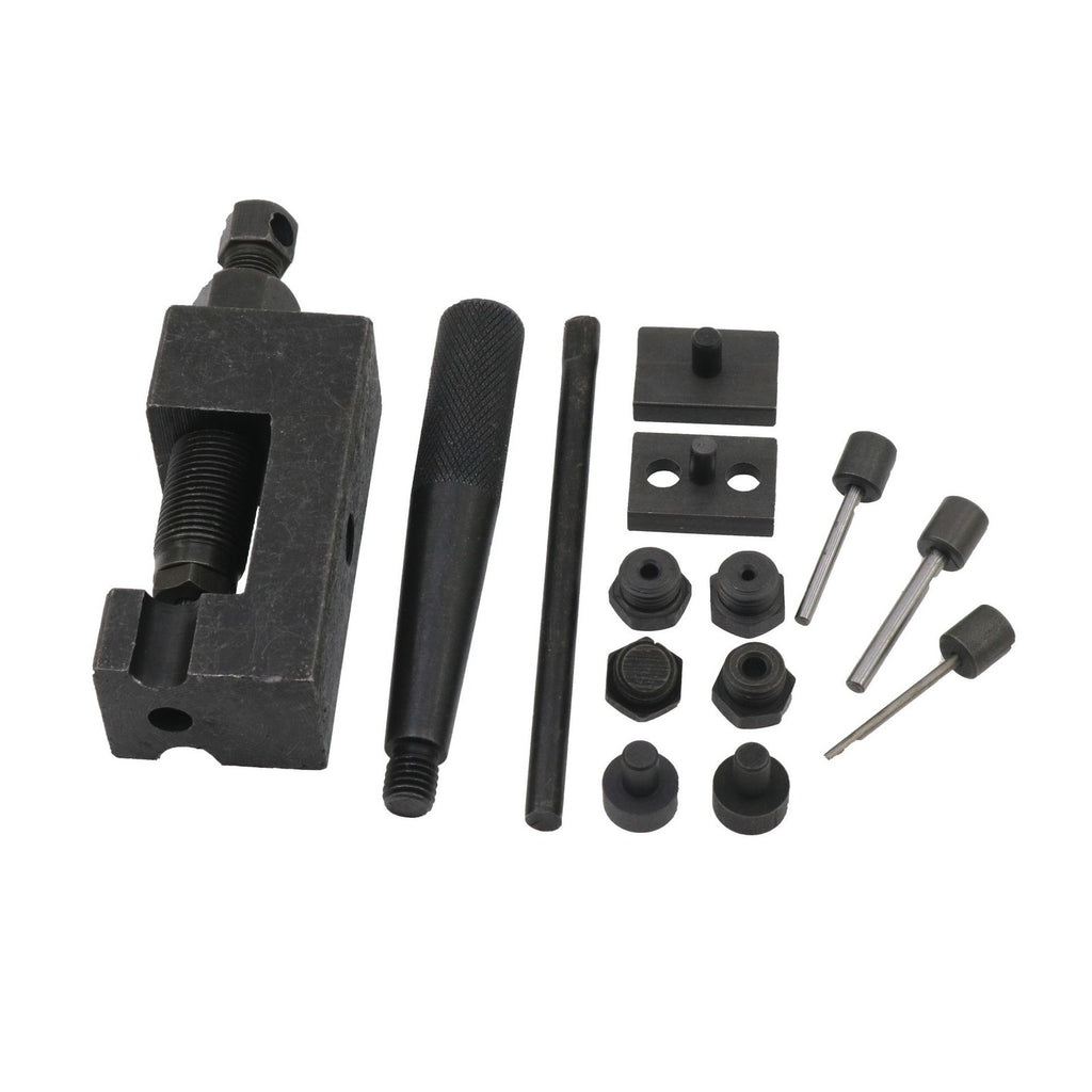 Replacement Separating Riveting Tool Professional Motor Chain Rivet Remover Kit