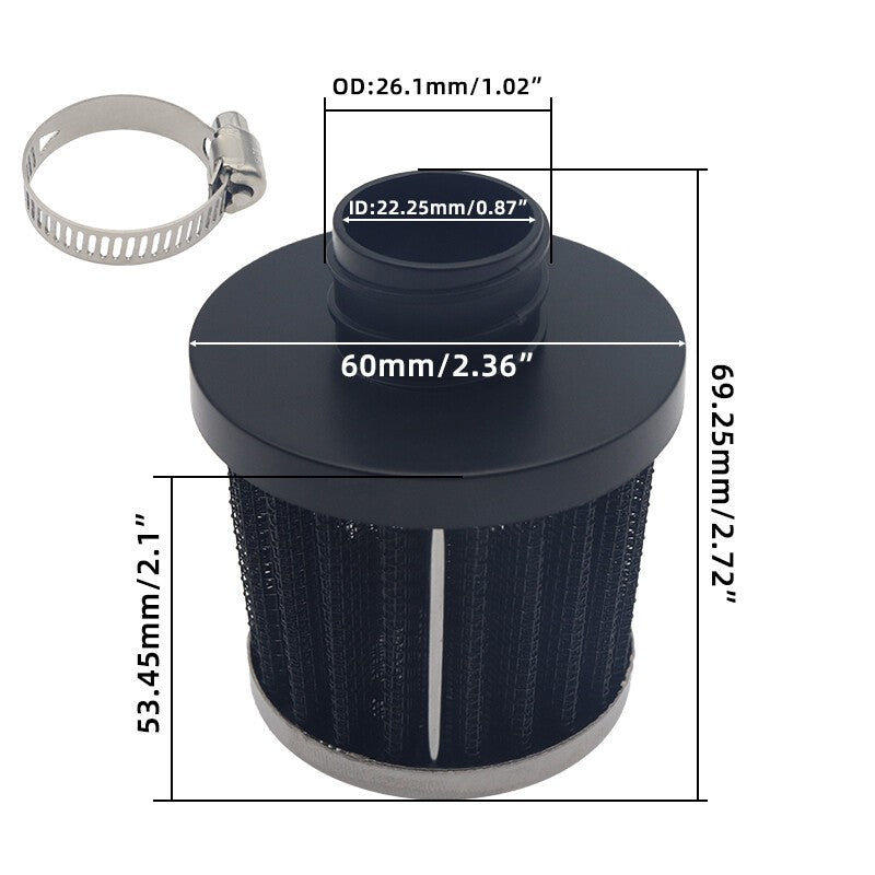 25MM Air Parking Heater Intake Filter Element For Webasto Eberspacher Heaters