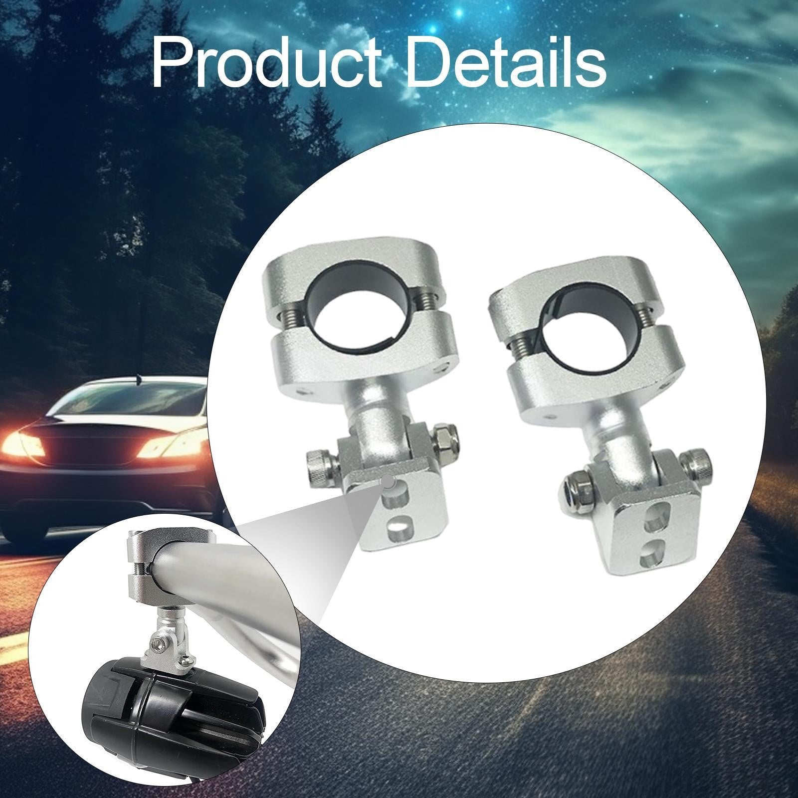 2Pcs Swivel Auxiliary Light Bracket for BMW R1250GS Adventure Accessory