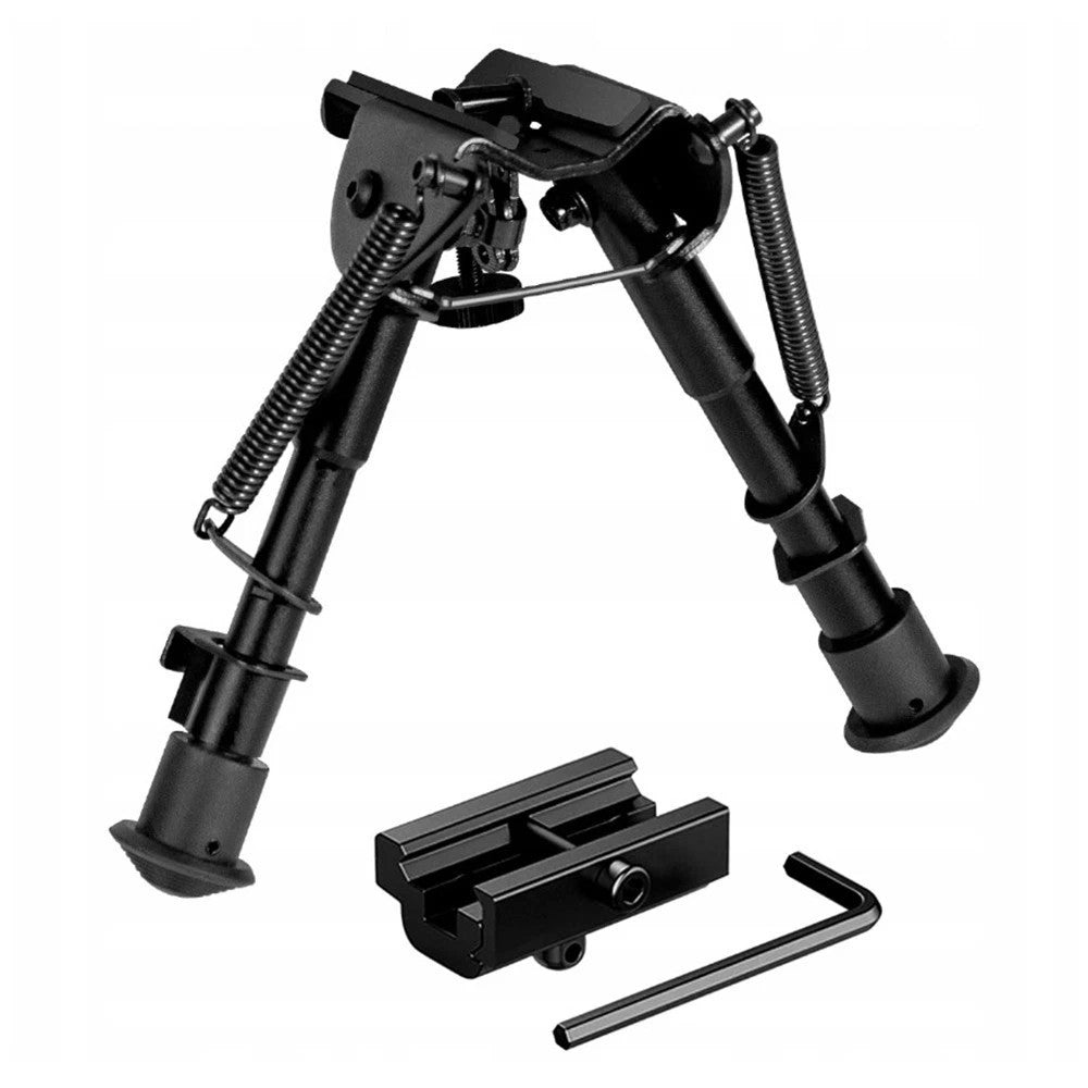 360°Swivel Sling Bipod Spring Picatinny Rail Tactical Bipod Mount Stud Air Rifle