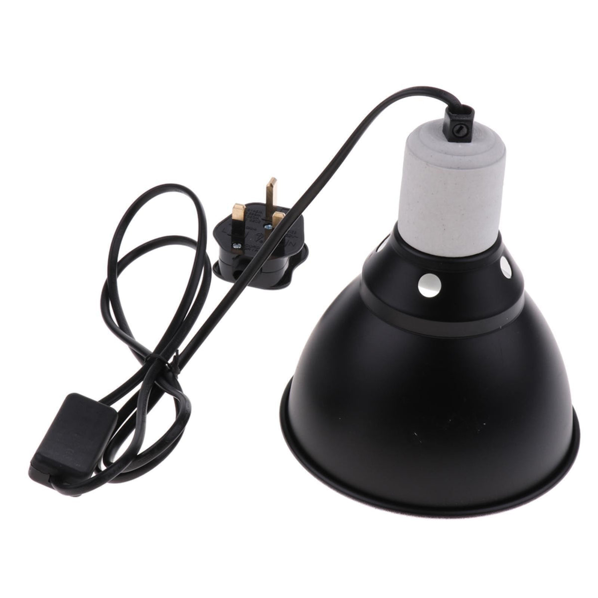 Reptile Ceramic Heat UVA/UVB Lamp Light Dome Holder Chicken Brooder Basking