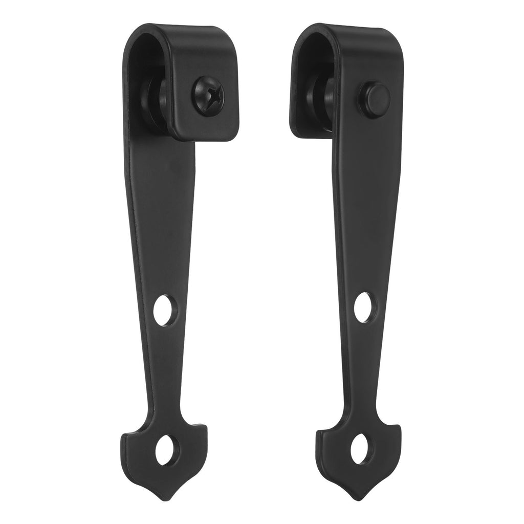2Pcs Sliding Barn Door Hardware Hanger, Door Hardware, (108x25mm, Crown Shape)
