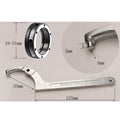 Adjustable Hook Wrench C Spanner  Hand Tool for Nuts Bolts 19-51mm Round Head