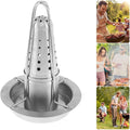BBQ Beer Can Chicken Roaster C/Vertical Nonstick Grill Rack Chicken Holder Stand