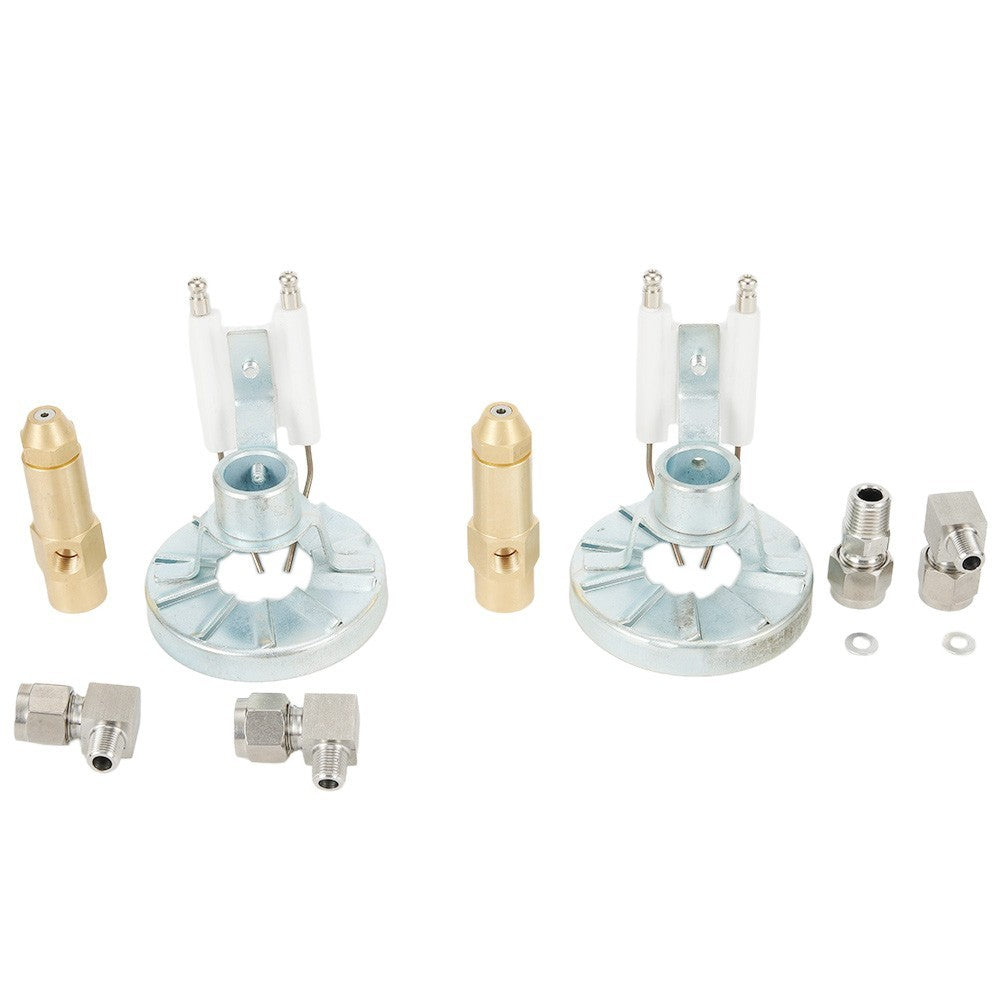 Waste Oil Burner Nozzle Siphon Air Atomizing Spray Nozzle Electrode  0.5-2.0mm.