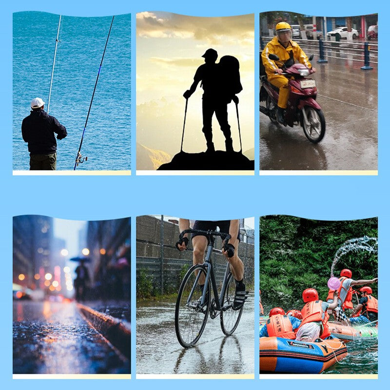 10pcs Disposable Raincoat Rain Pants Waterproof Outdoor Camping Rain Poncho.*