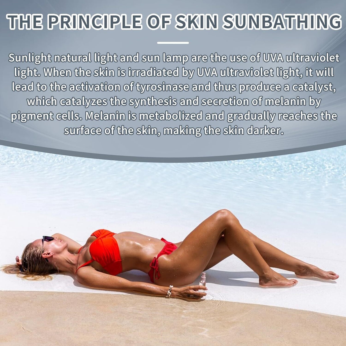 UV Beauty Tanning Light Sun Solarium Lamp Face Body Tanner Bronzer Skin 225 LED