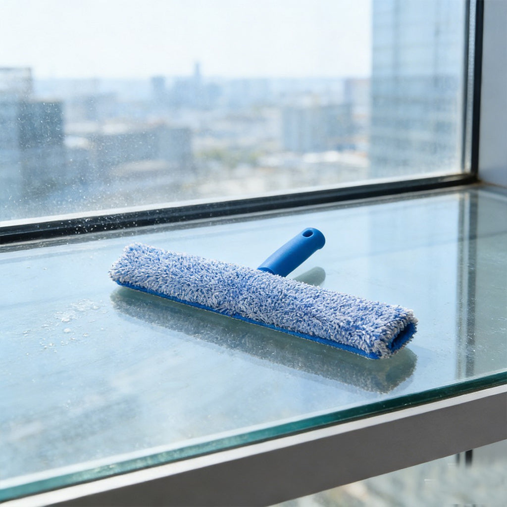 14" Rubber Squeegee Blade Wiper for Window Shower Screen Glass Washing Tool