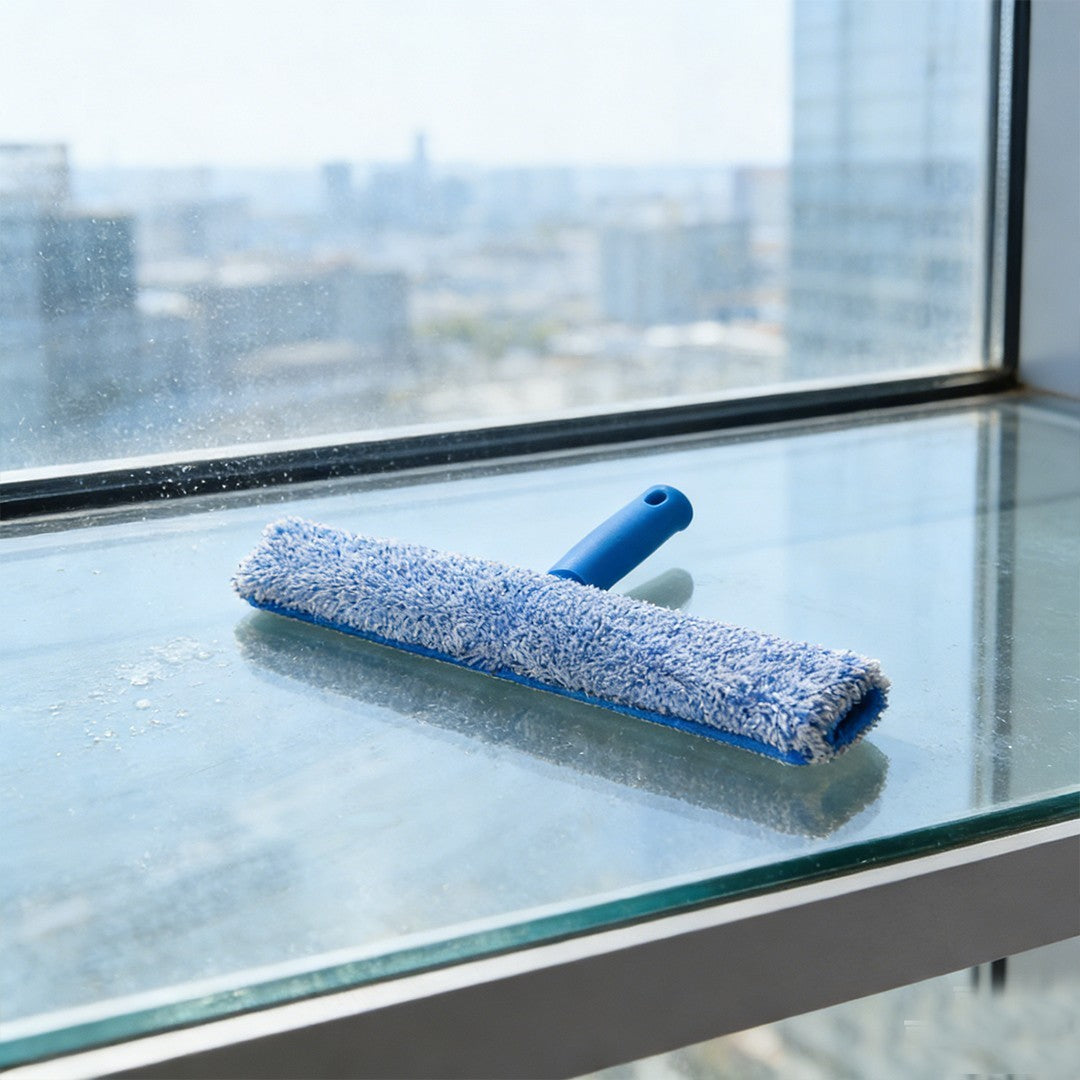 14" Rubber Squeegee Blade Wiper for Window Shower Screen Glass Washing Tool