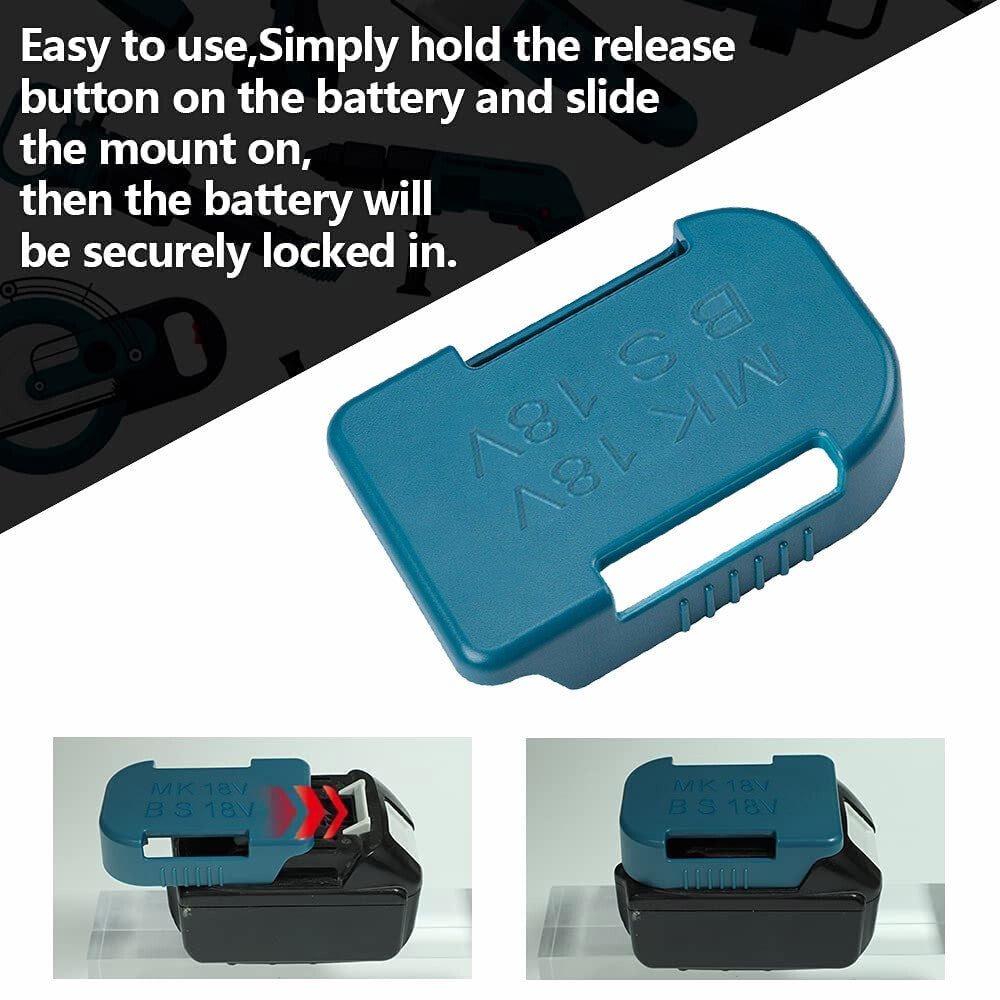 12Pcs 18V Power Battery Mount Hanger Storage Stand Holder For Bosch Makita Tool