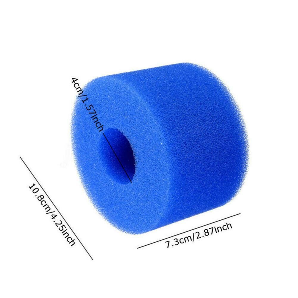 2/4/6 pack Lay In Clean Spa  Tub S1  Washable  Bio  Foam VI LAZY  Filter