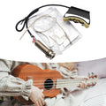 Ukulele Piezo Pickup Easy to Install Practice Replacement Soundhole Pickup