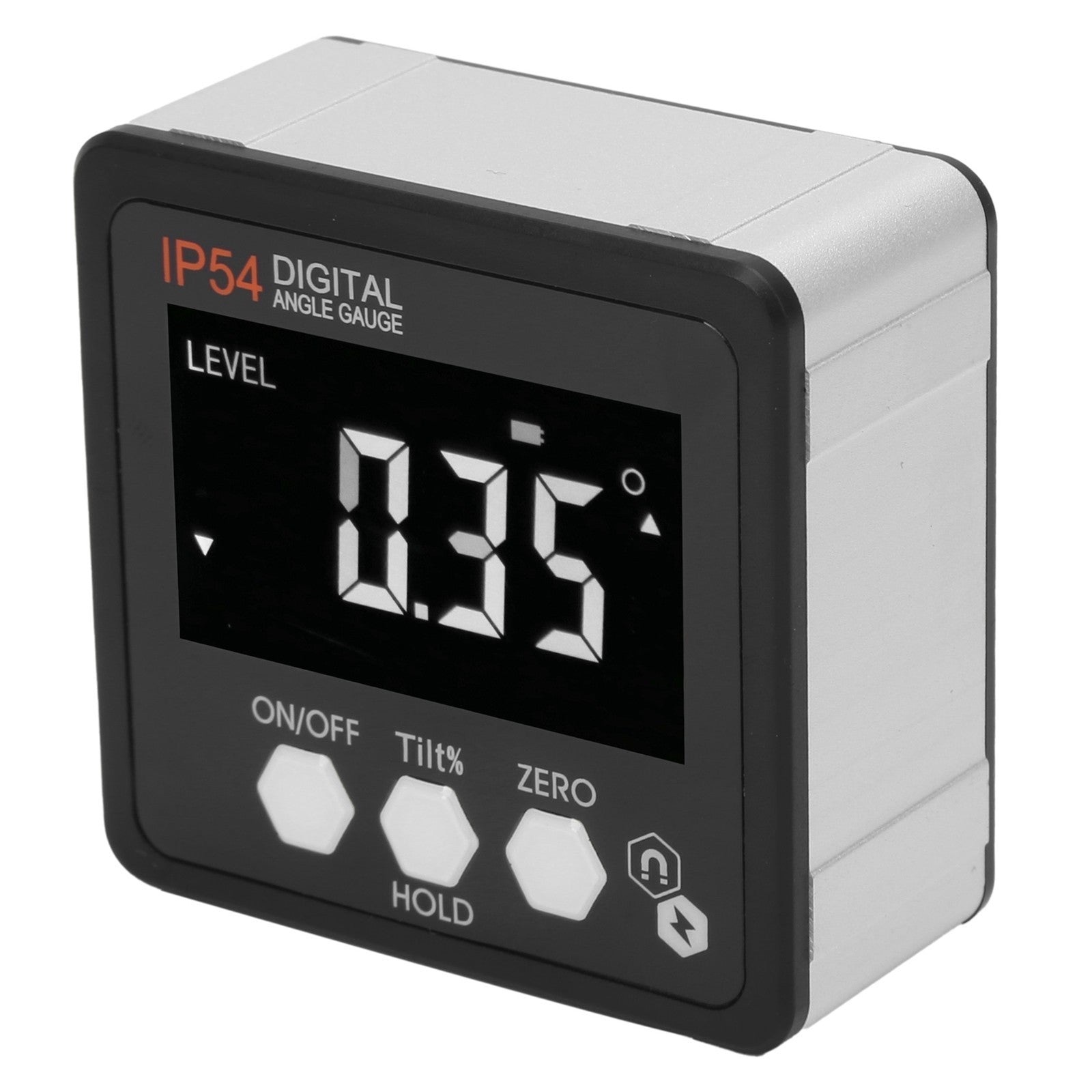 Digital Angle Gauge LCD Protractor Inclinometer Inclination Box 4x90° IP54 FI