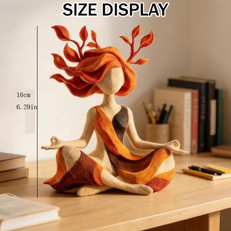 Resin Goddess of Nature Statue Zen Sculpture Figurine Home Decor Gift