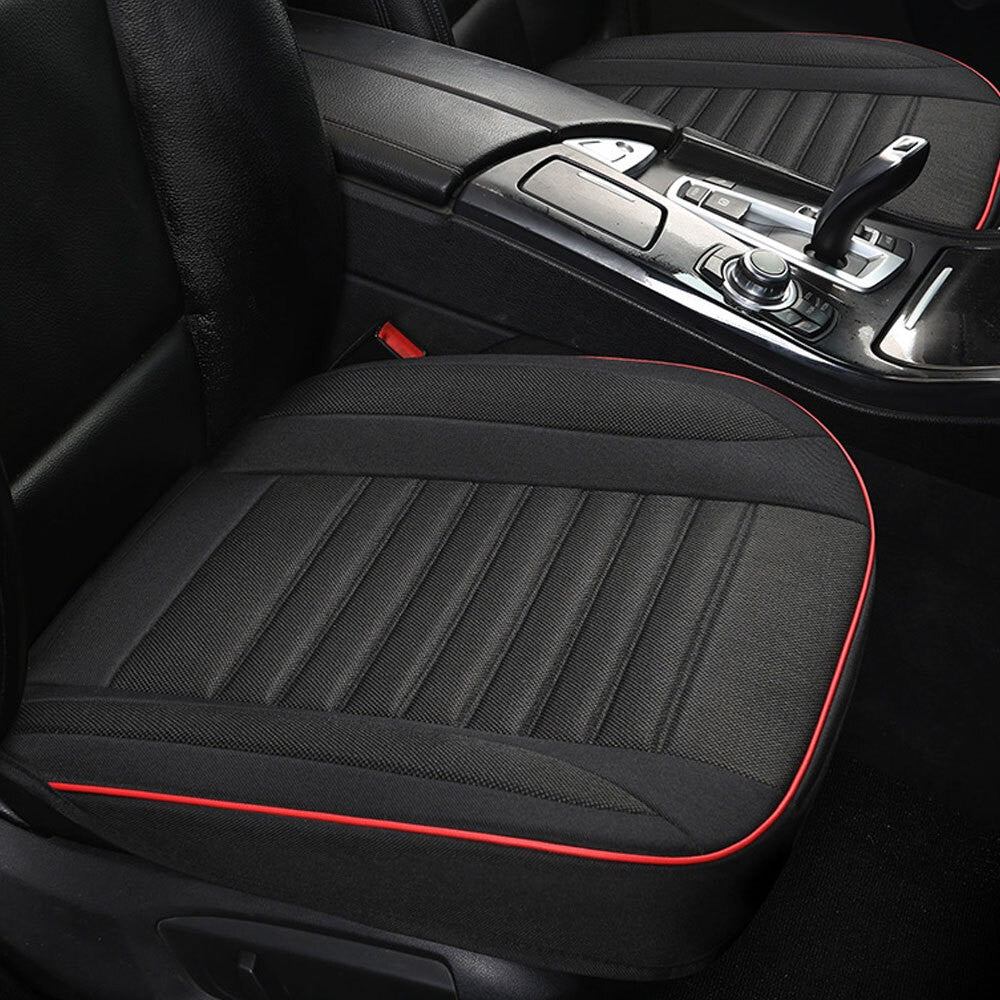 Vehicle Front Seat Cover Breathable PU Leather Pad Mat Chair Cushion Accessories