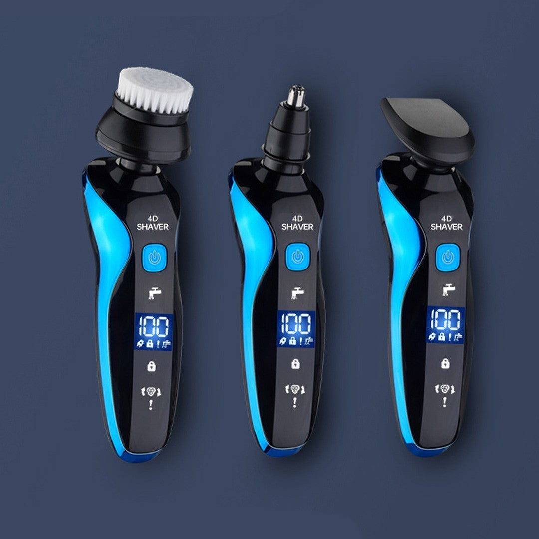 Shavers for Men Electric Razor Wet/Dry Rechargeable Rotary Cordless USB Charging