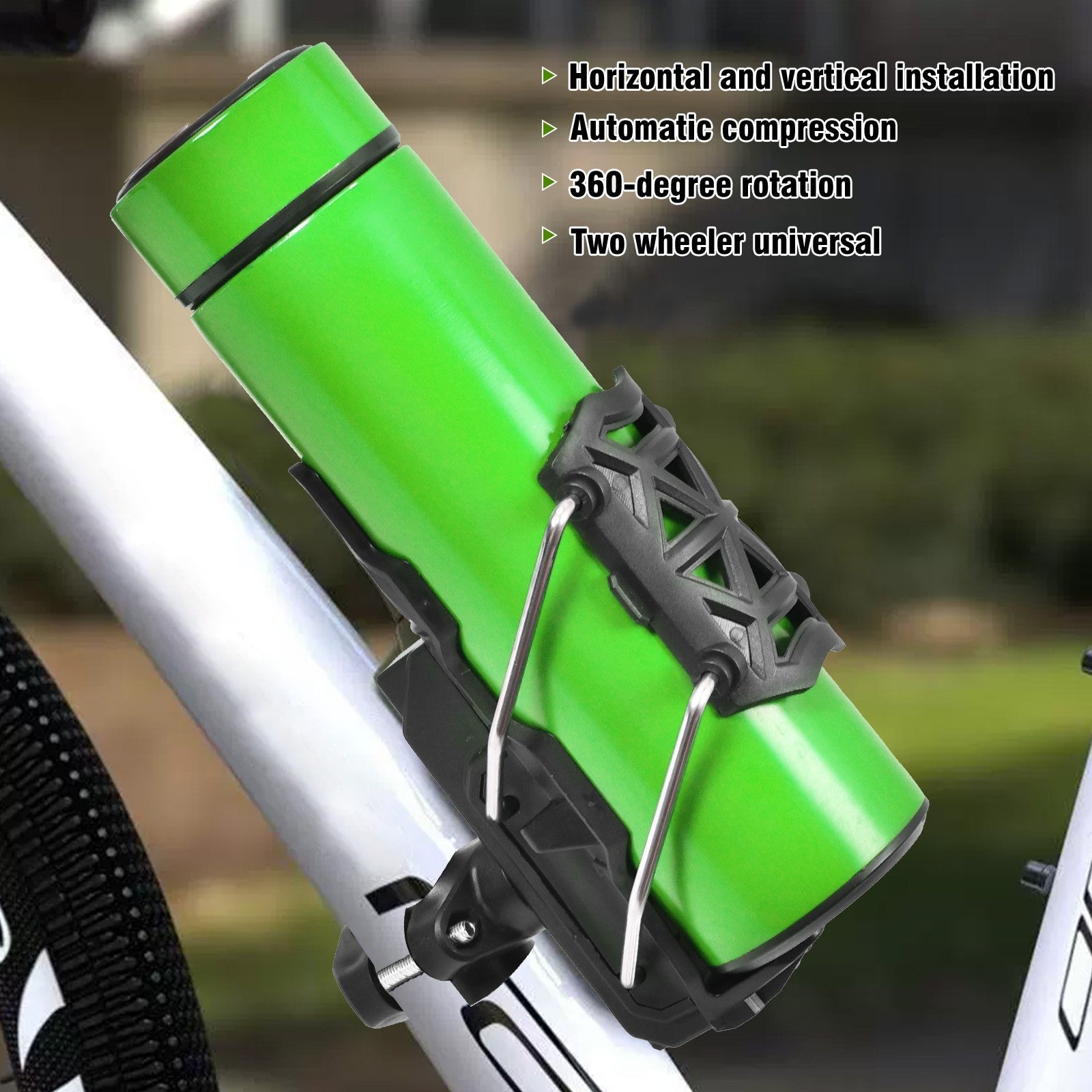 Self-Adjusting Cup Holder Handlebar Drink Bottle Holder For Bicycle Motorcycle