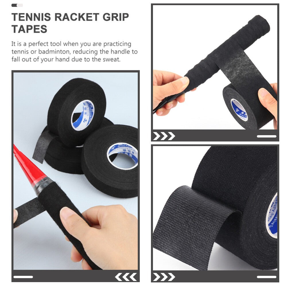Steering Wheel Tape Car Wrap Racket Grip Black Handle New Feel Bat