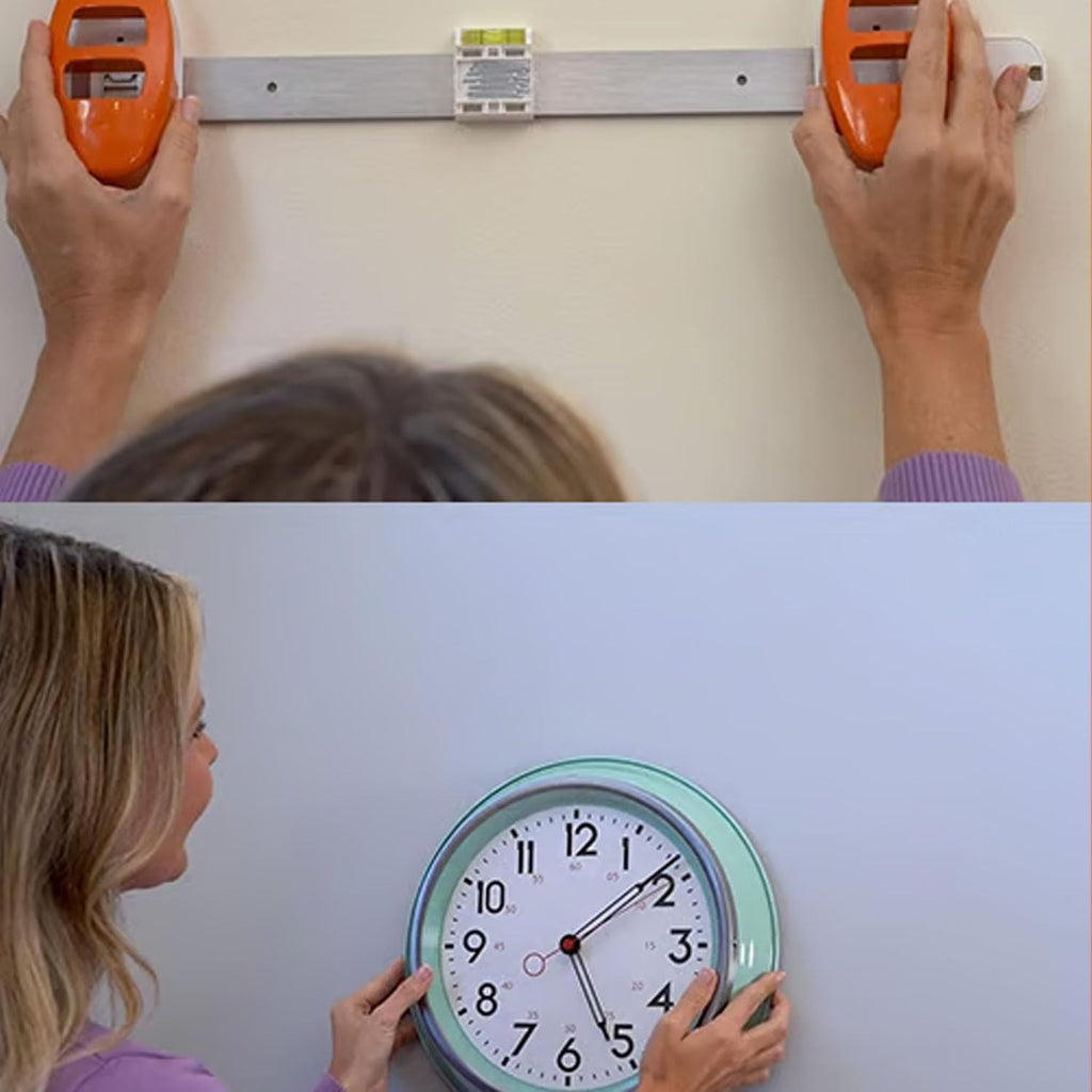 Hang Smart - Magnetic Leveling Ruler for Picture Hanging，Level Perfect
