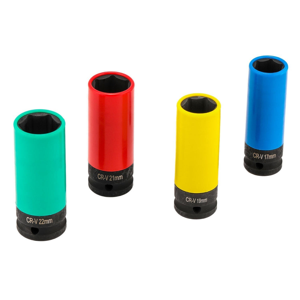 Alloy Wheel Nut Socket Impact Socket Set Metric Socket 1/2" Drive 17/19/21/22MM
