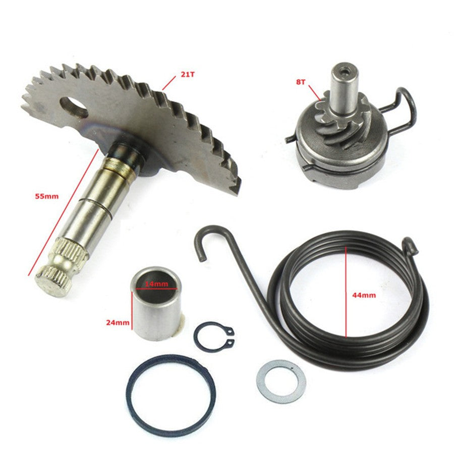 For 49cc 50cc 80cc GY6 Scooter Moped Kick Starter Start Shaft Idle Gear Spring