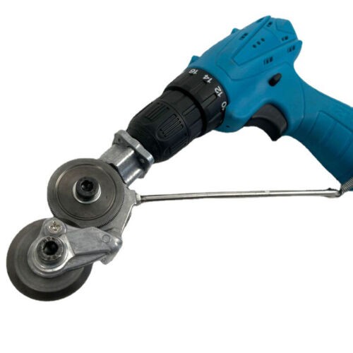 Double Head Sheet Metal Nibbler Saw Cutter Power-Drill Attachment-Cutting-Tools
