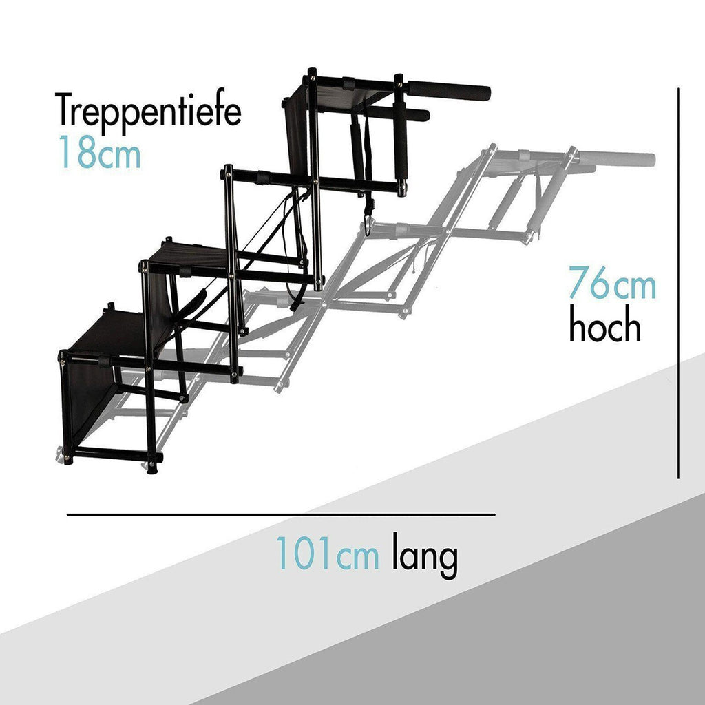 Portable Foldable Pet Dog Ramp Car Boot Access Steps Ladder Stairs Lightweight