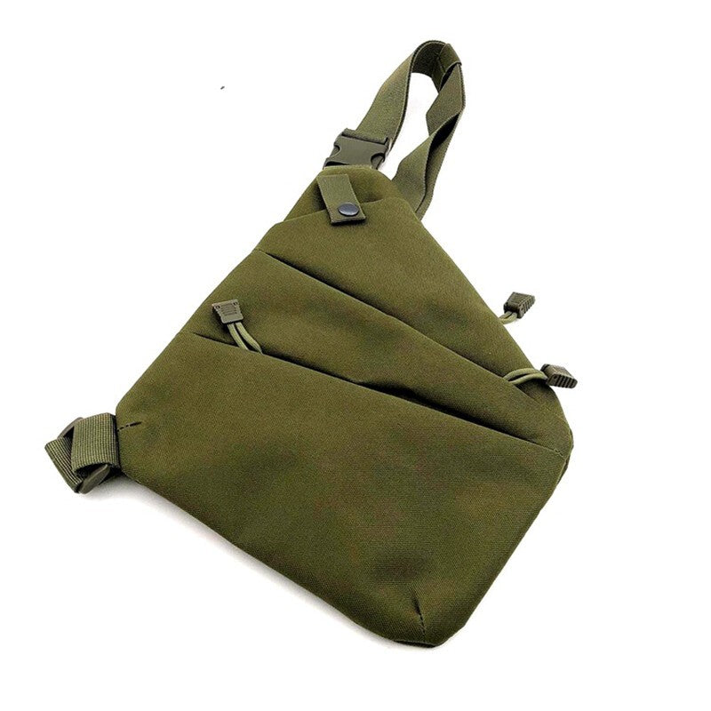 Men Shoulder Bag Tactical Hand Gun Bag Holster Left Right Pack Chest Bag Hunting