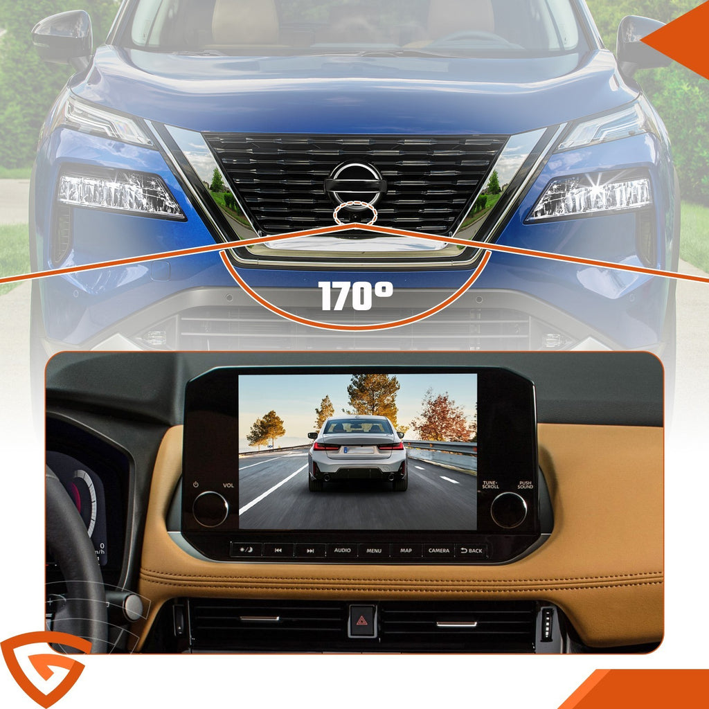 284F1-6RA0B Front View Grille Parking Assist Camera For Nissan Rogue 2021-2023