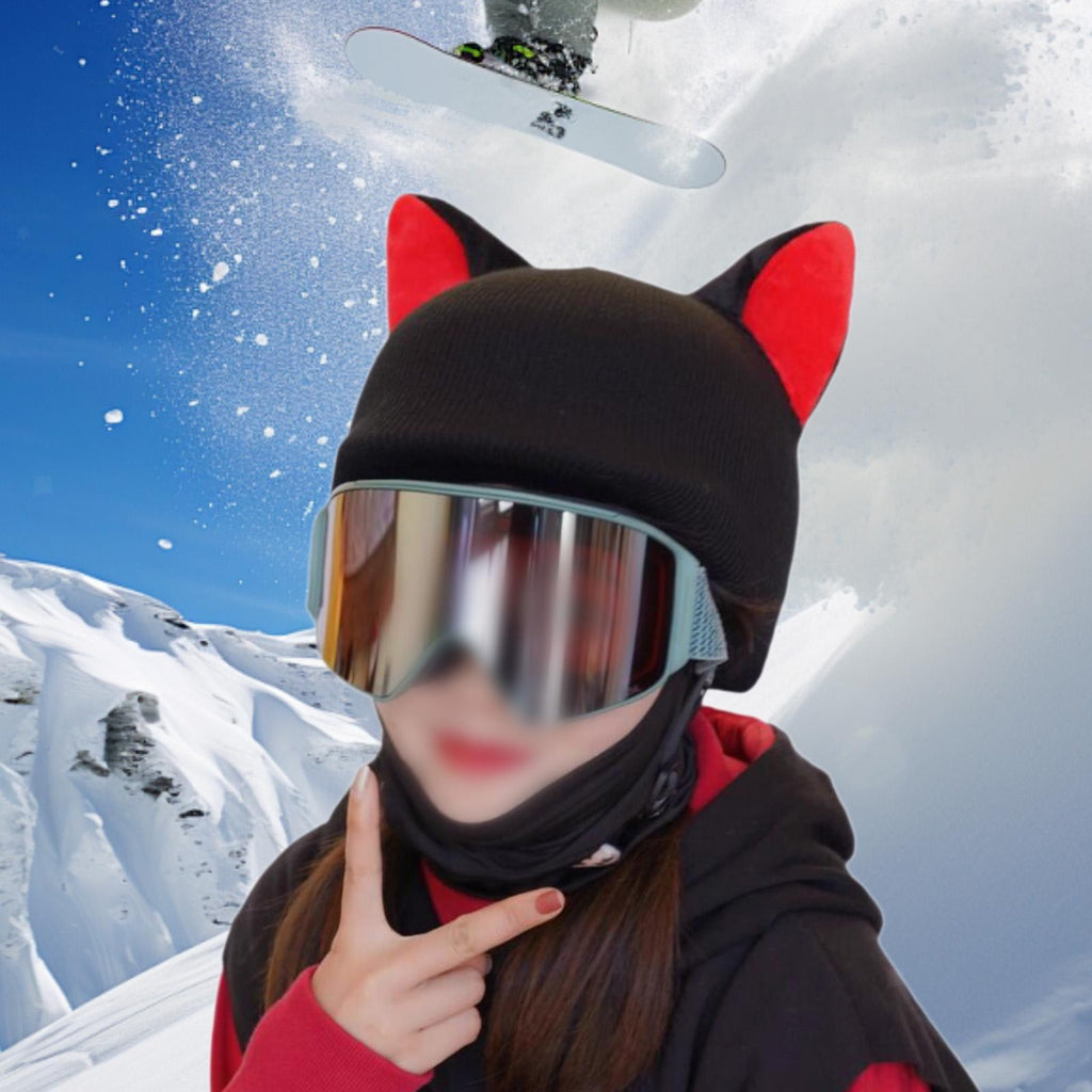 Snow Ski Helmet Cover Warm Adorable Helmet Decor for Sports Skiing Snowboard