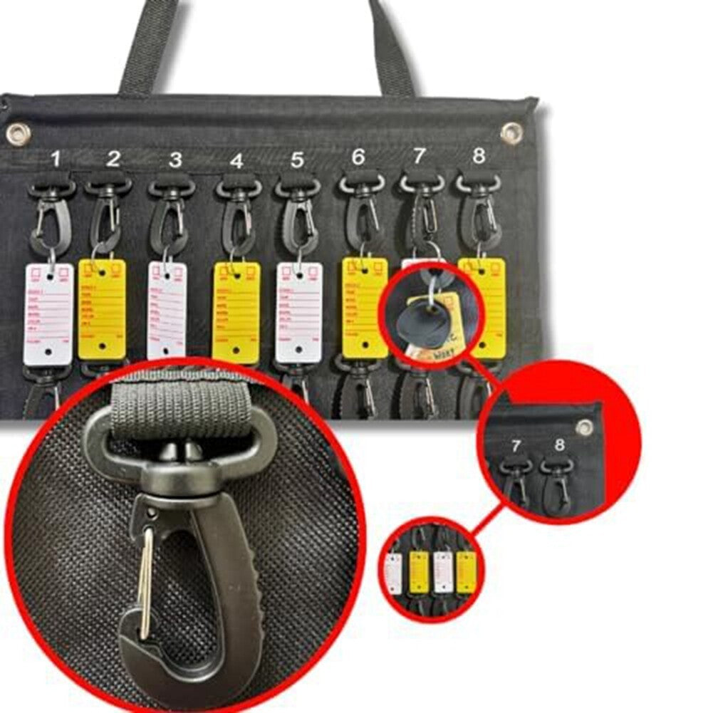 Versatile Roll- Key Storage Box, Weatherproof Portable Storage Box, Holds3046
