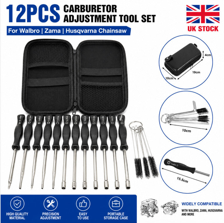 Carburetor Adjustment Screwdriver Fit Walbro Zama Husqvarna Chainsaw