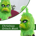 Grinch Full Head Mask Wig Xmas Hat Monster Christmas Party Masquerade