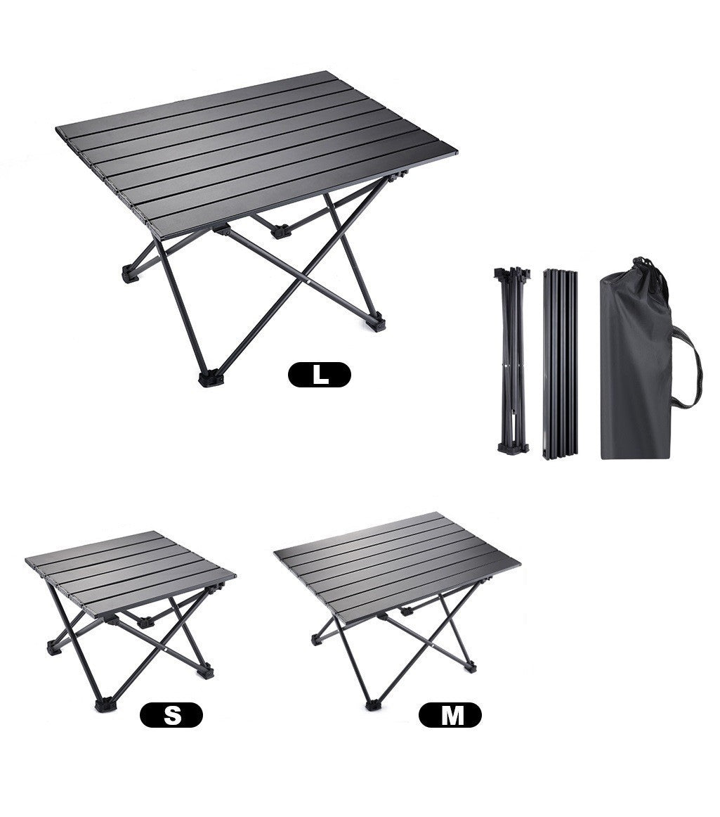 Folding Camping Table Portable Outdoor Picnic Desk Carbon Steel Compact Sturdy